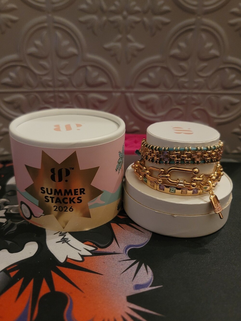 NWT- BP Gelato Daydreams. Summer Stacks 2026 Gold Plating - Picture 3 of 6